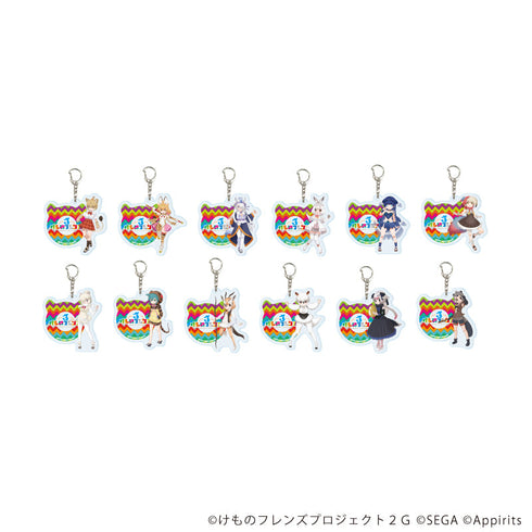 『けものフレンズ3』アクリルキーホルダー02/コンプリートセット(全12種)(公式イラスト)